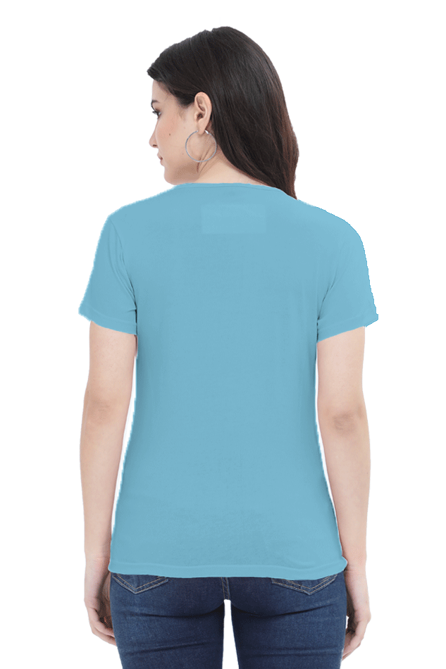 woman round neck t-shirt " Girlfriend fiance WIFE"