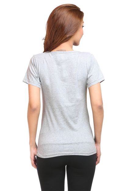woman round neck t-shirt " Girlfriend fiance WIFE"