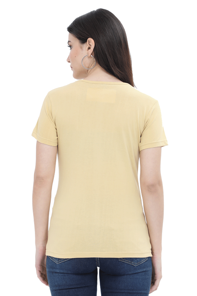 woman round neck t-shirt " Girlfriend fiance WIFE"